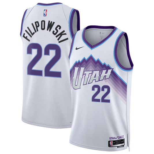Kyle Filipowski Utah Jazz Unisex Swingman Jersey - Association Edition - White Basketball TJS0469