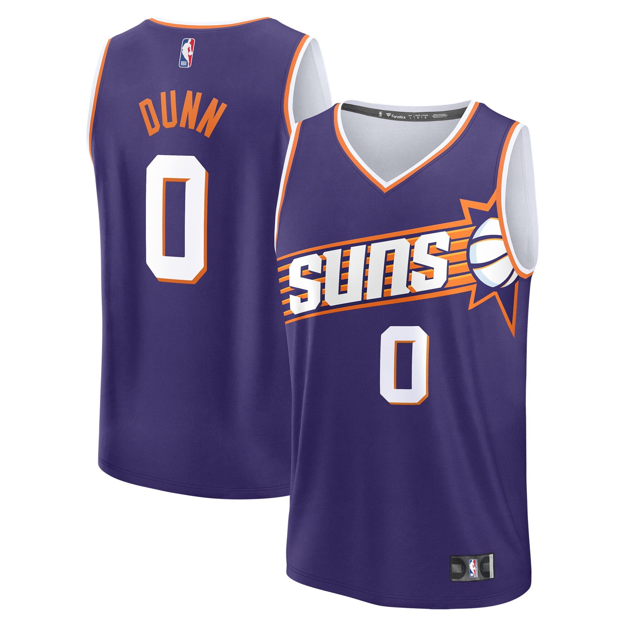 Ryan Dunn Phoenix Suns 2024 Draft Fast Break Player Jersey - Icon Edition - Purple Basketball TJS0505
