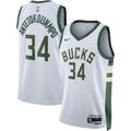 Giannis Antetokounmpo Milwaukee Bucks Unisex Swingman Jersey - Association Edition - White Basketball TJS0534
