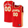 Atlanta Hawks Fast Break Replica Custom Jersey - Icon Edition - Red Basketball TJS0556