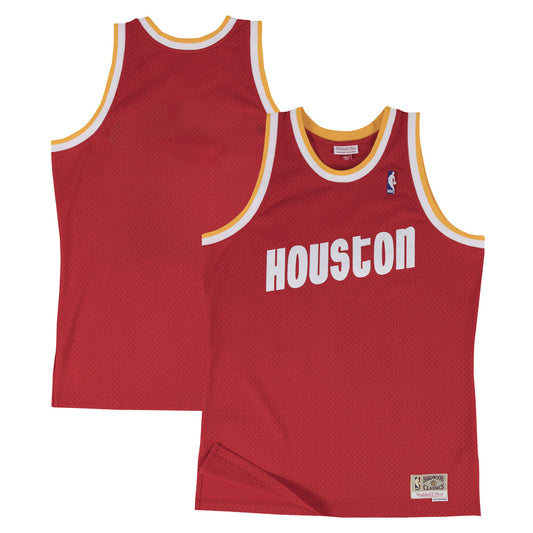 Houston Rockets M & N 1996-97 Hardwood Classics Swingman Jersey - Red Basketball TJS0545
