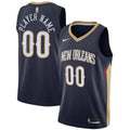 New Orleans Pelicans Swingman Custom Jersey Navy - Icon Edition Basketball TJS0300