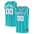 Charlotte Hornets Fast Break Replica Custom Jersey - Icon Edition - Teal Basketball TJS0585