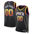 Phoenix Suns Jordan Brand Unisex 2022/23 Swingman Custom Jersey - Statement Edition - Black Basketball TJS0637