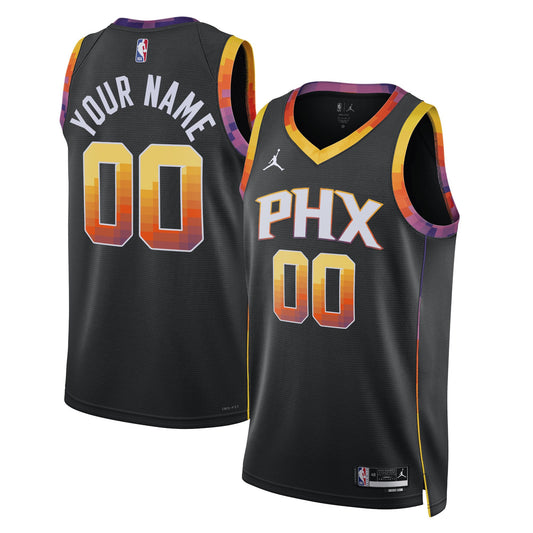 Phoenix Suns Jordan Brand Unisex 2022/23 Swingman Custom Jersey - Statement Edition - Black Basketball TJS0637