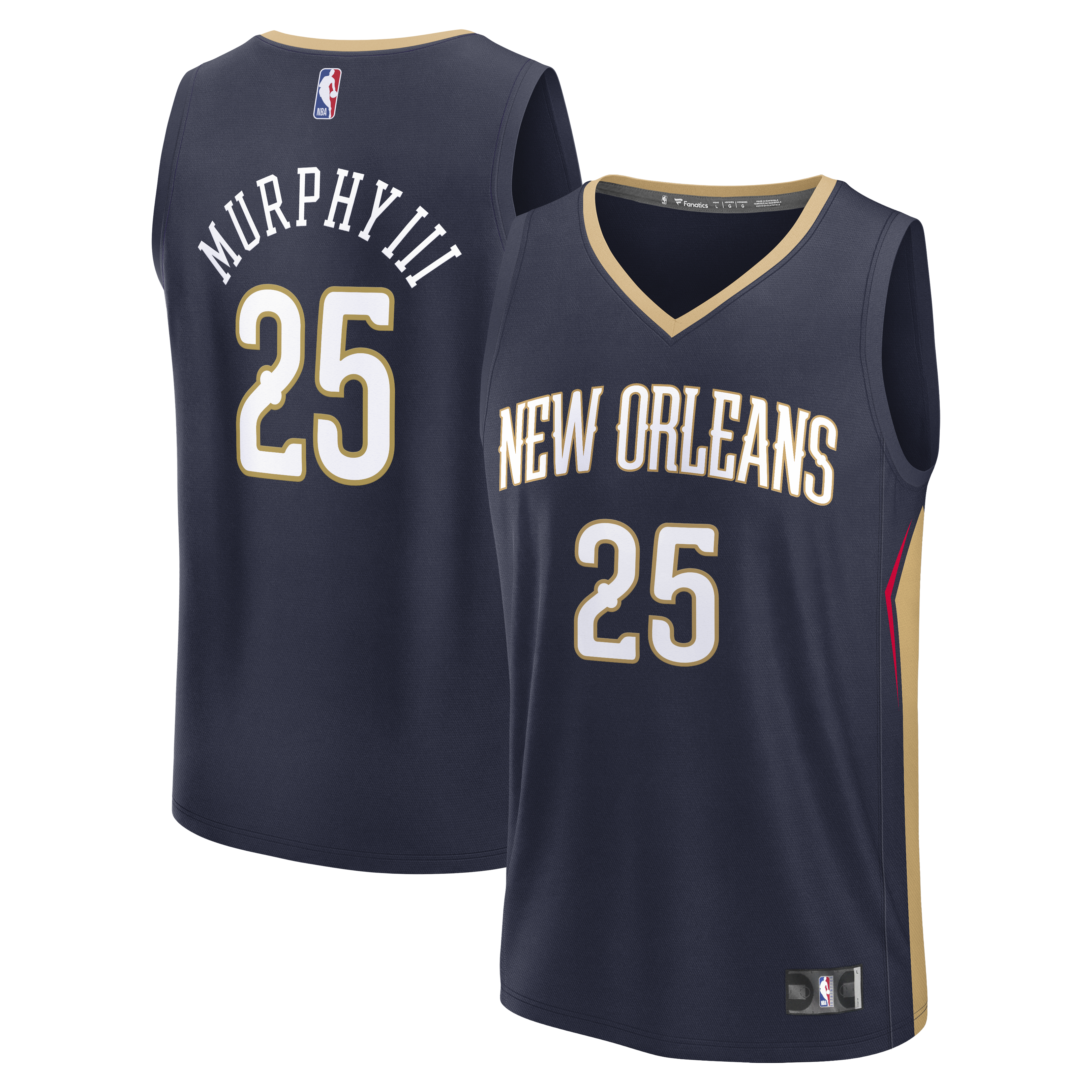 Trey Murphy III New Orleans Pelicans Fast Break Replica Jersey - Navy - Icon Edition Basketball TJS0612