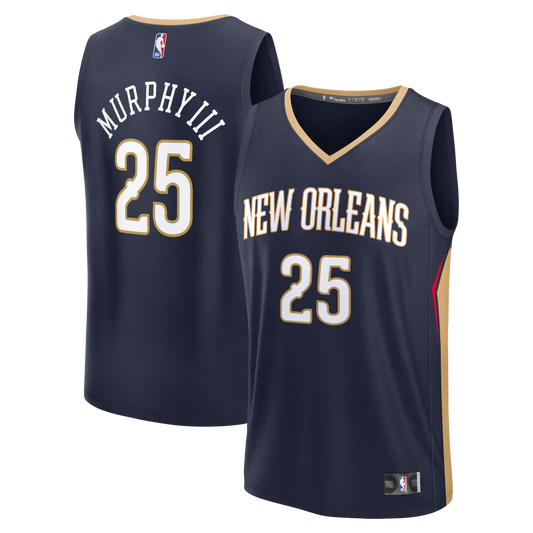 Trey Murphy III New Orleans Pelicans Fast Break Replica Jersey - Navy - Icon Edition Basketball TJS0612