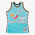 Michael Jordan 1996 All-Star Game M & N Jersey - Teal Basketball TJS0572