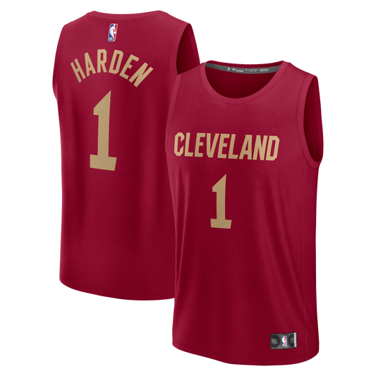 James Harden Cleveland Cavaliers Fast Break Replica Jersey - Icon Edition - Wine Basketball TJS0615