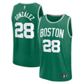 Hugo Gonzalez Boston Celtics 2025 Draft First Round Pick Fast Break Replica Jersey - Icon Edition - Kelly Green Basketball TJS0631