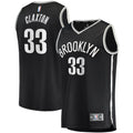 Nicolas Claxton Brooklyn Nets Fast Break Player Jersey - Icon Edition - Black Basketball TJS0625