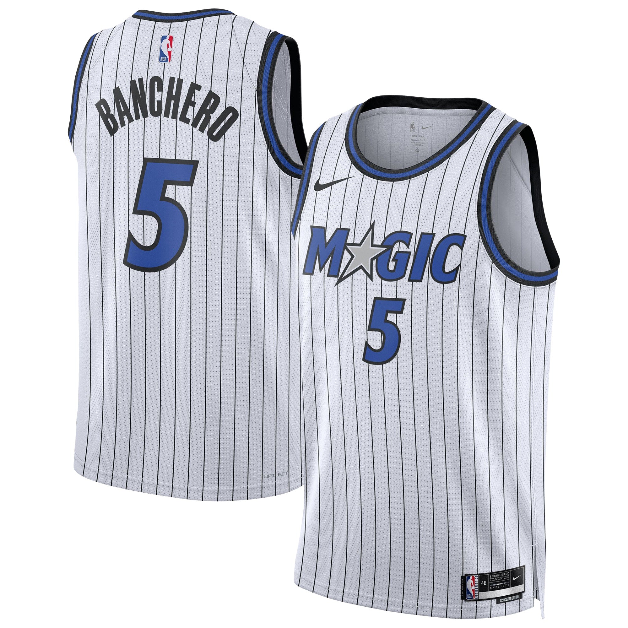 Paolo Banchero Orlando Magic Unisex Swingman Player Jersey - Association Edition - White Basketball TJS0598