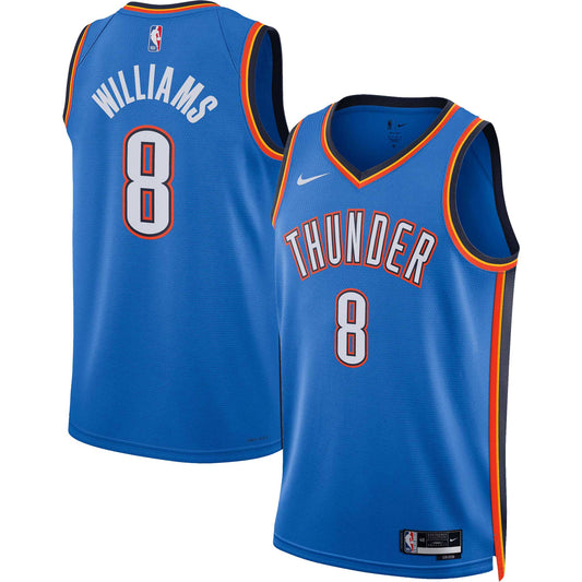 Jalen Williams Oklahoma City Thunder Unisex Swingman Jersey - Icon Edition - Blue Basketball TJS0574