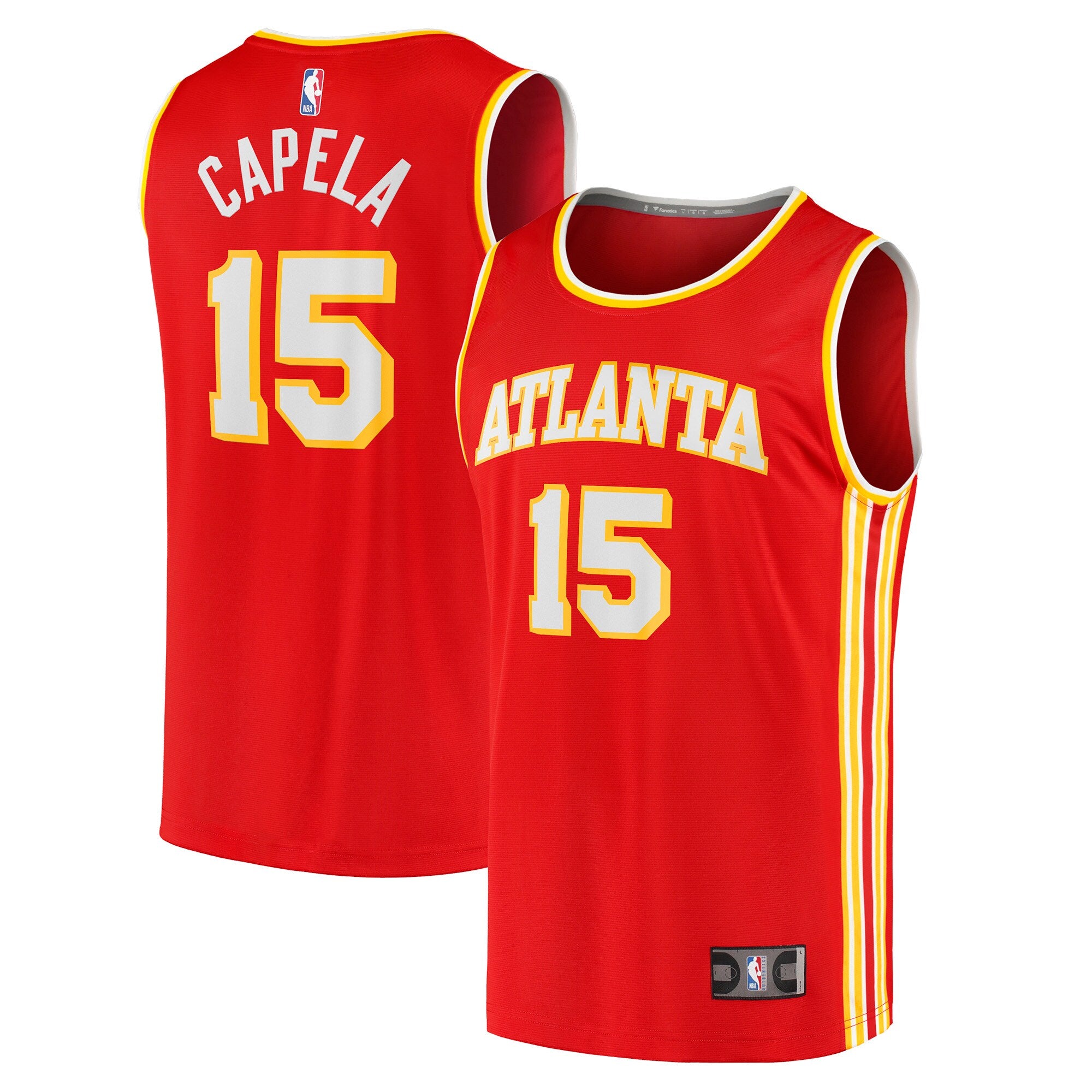 Clint Capela Atlanta Hawks 2021/22 Fast Break Replica Jersey - Icon Edition - Red Basketball TJS0660