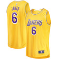 LeBron James Los Angeles Lakers 2021/22 Fast Break Replica Jersey - Icon Edition - Gold Basketball TJS0589