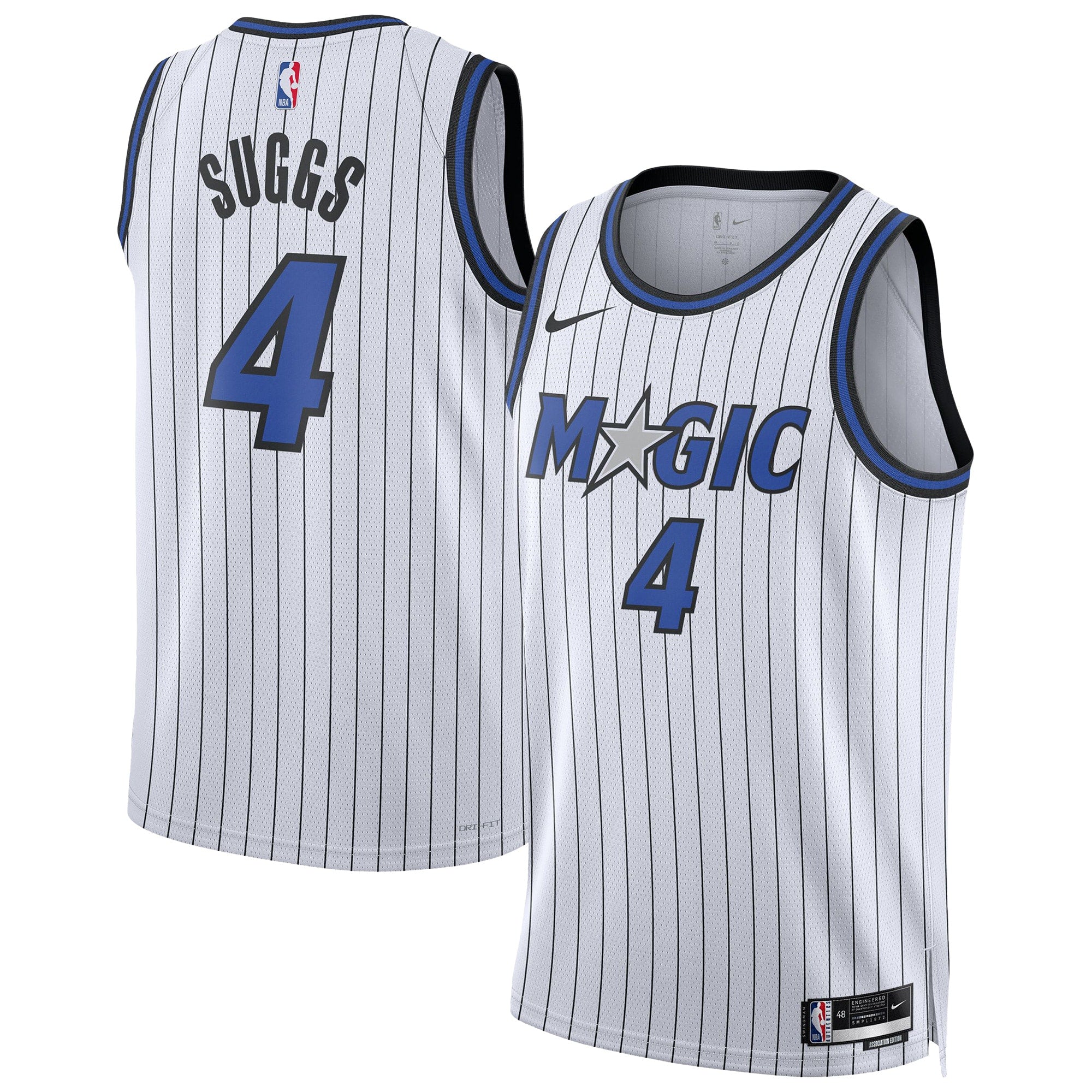 Jalen Suggs Orlando Magic Unisex Swingman Player Jersey - Association Edition - White Basketball TJS0633