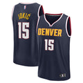 Nikola Jokic Denver Nuggets Fast Break Replica Player Jersey - Icon Edition - Navy Basketball TJS0645