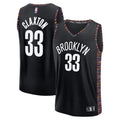 Nic Claxton Brooklyn Nets 2025/26 City Edition Fast Break Jersey - Black Basketball TJS0604