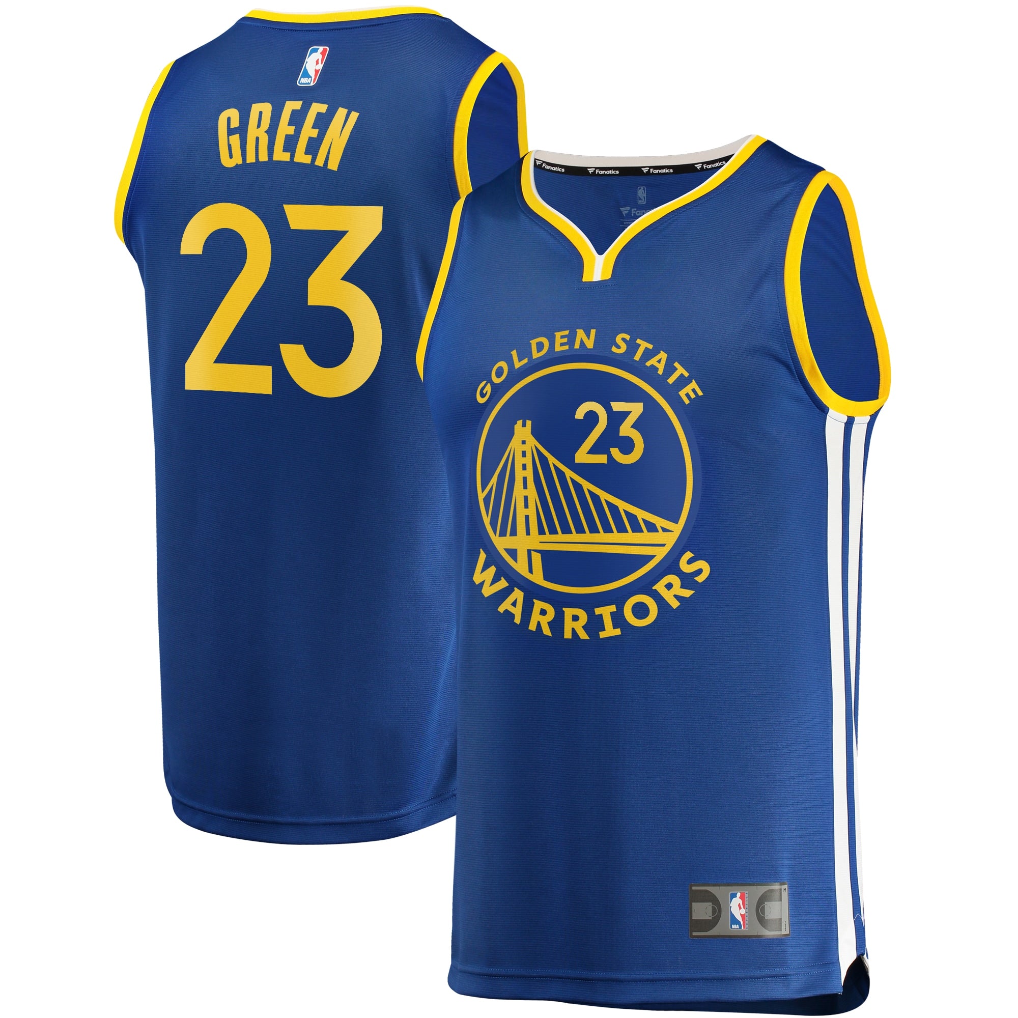 Draymond Green Golden State Warriors Fast Break Replica Player Team Jersey - Icon Edition - Royal Basketball TJS0576