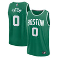 Jayson Tatum Boston Celtics Fast Break Replica Player Jersey - Icon Edition - Kelly Green Basketball TJS0627