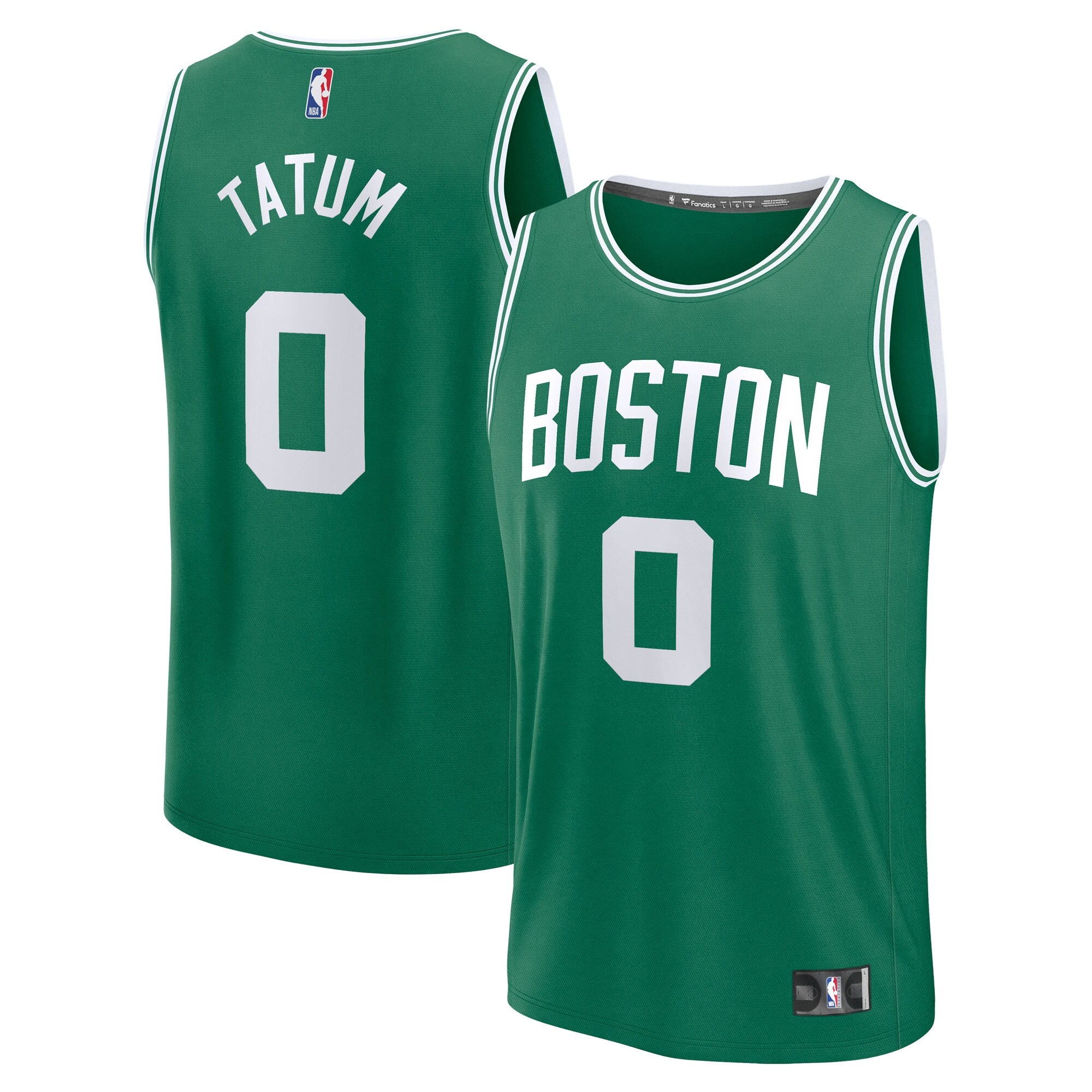 Jayson Tatum Boston Celtics Fast Break Replica Player Jersey - Icon Edition - Kelly Green Basketball TJS0627