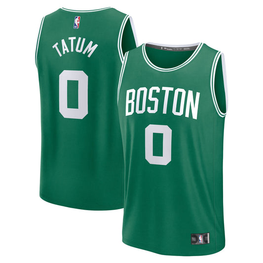Jayson Tatum Boston Celtics Fast Break Replica Player Jersey - Icon Edition - Kelly Green Basketball TJS0627