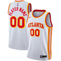 Atlanta Hawks 2020/21 Swingman Custom Jersey - Association Edition - White Basketball TJS0588