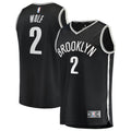 Daniel Wolf Brooklyn Nets Fast Break Replica Jersey - Black - Icon Edition Basketball TJS0651