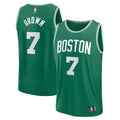 Jaylen Brown Boston Celtics Fast Break Replica Player Jersey - Icon Edition - Kelly Green Basketball TJS0609