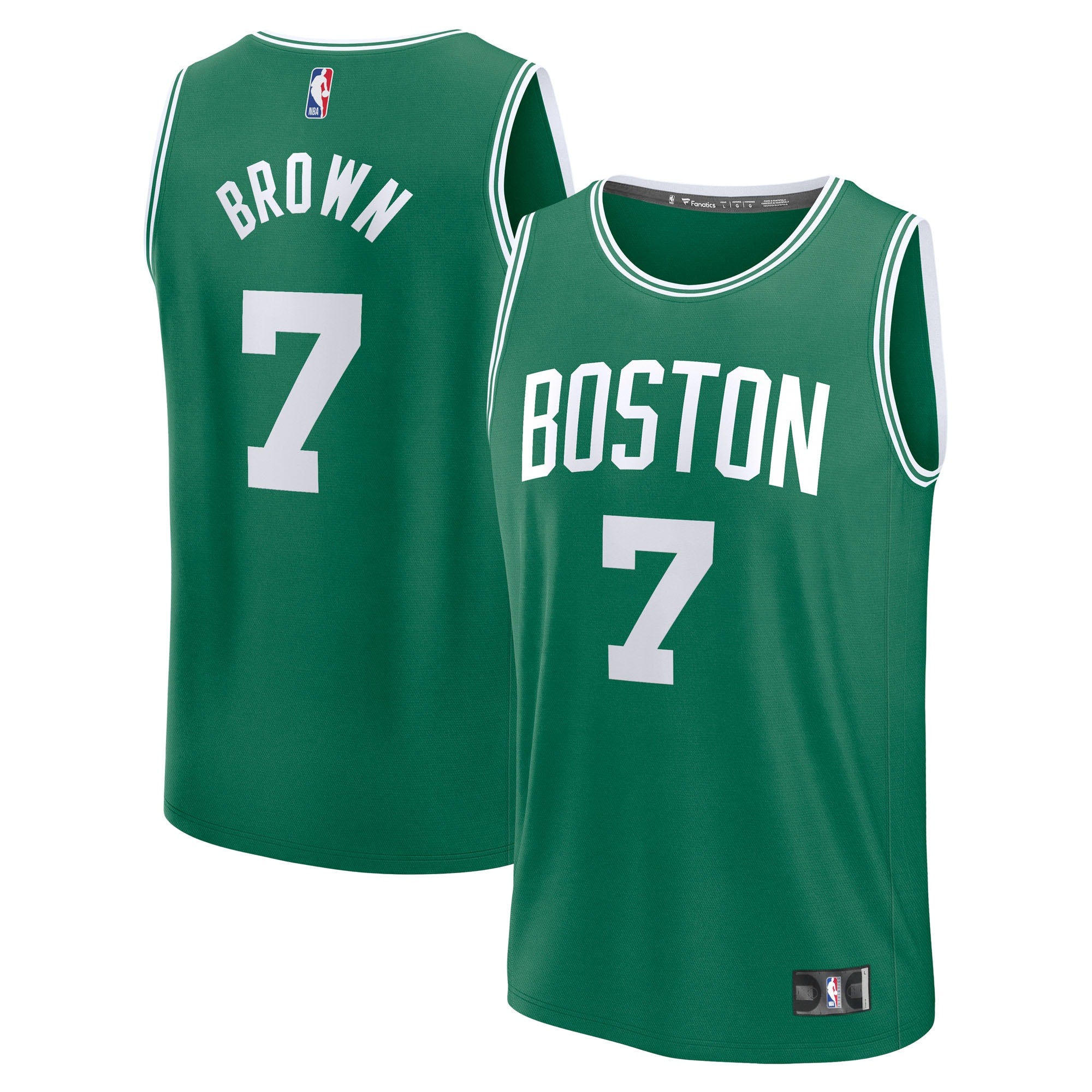 Jaylen Brown Boston Celtics Fast Break Replica Player Jersey - Icon Edition - Kelly Green Basketball TJS0609