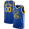 Golden State Warriors Unisex 2019/20 Custom Swingman Jersey - Royal - Icon Edition Basketball TJS0593