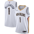 Zion Williamson New Orleans Pelicans 2019/2020 Swingman Jersey - Association Edition - White Basketball TJS0662