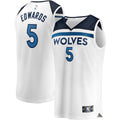Anthony Edwards Minnesota Timberwolves Fast Break Replica Player Jersey - Association Edition - White Basketball TJS0638