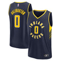 Tyrese Haliburton Indiana Pacers Fast Break Replica Jersey - Icon Edition - Navy Basketball TJS0616