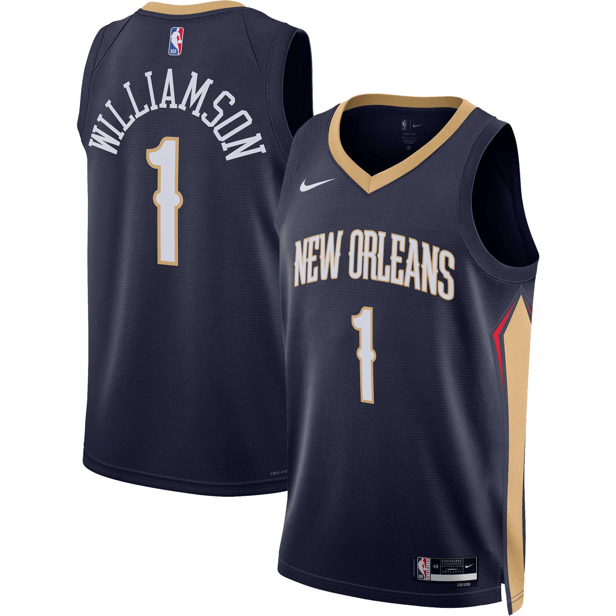 Zion Williamson New Orleans Pelicans Unisex Swingman Jersey - Icon Edition - Navy Basketball TJS0622