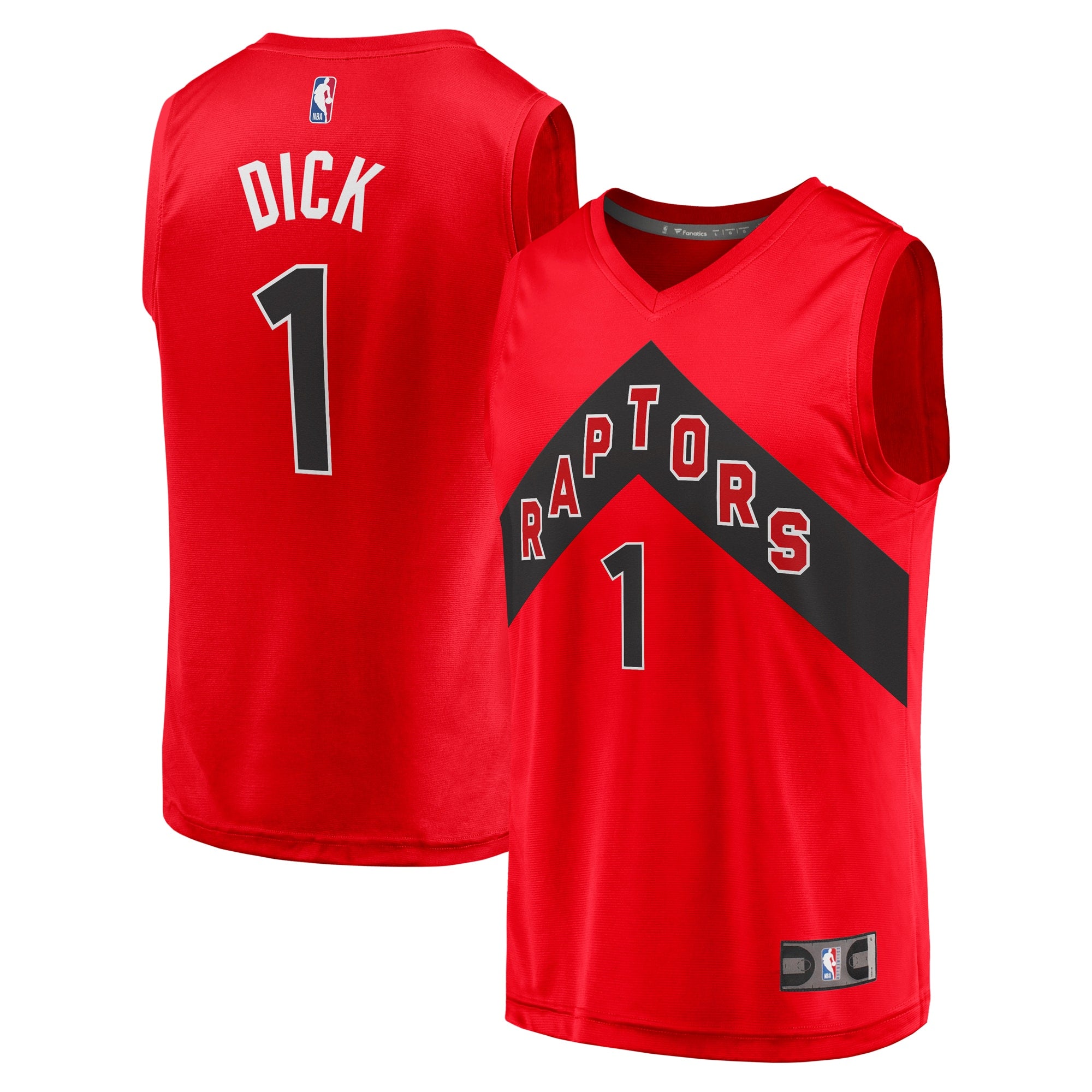 Gradey Dick Toronto Raptors Fast Break Player Jersey - Icon Edition - Red Basketball TJS0611