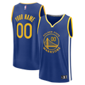 Golden State Warriors Fast Break Custom Jersey - Icon Edition - Royal Basketball TJS0614