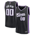 Sacramento Kings Fast Break Custom Jersey - Icon Edition - Black Basketball TJS0781