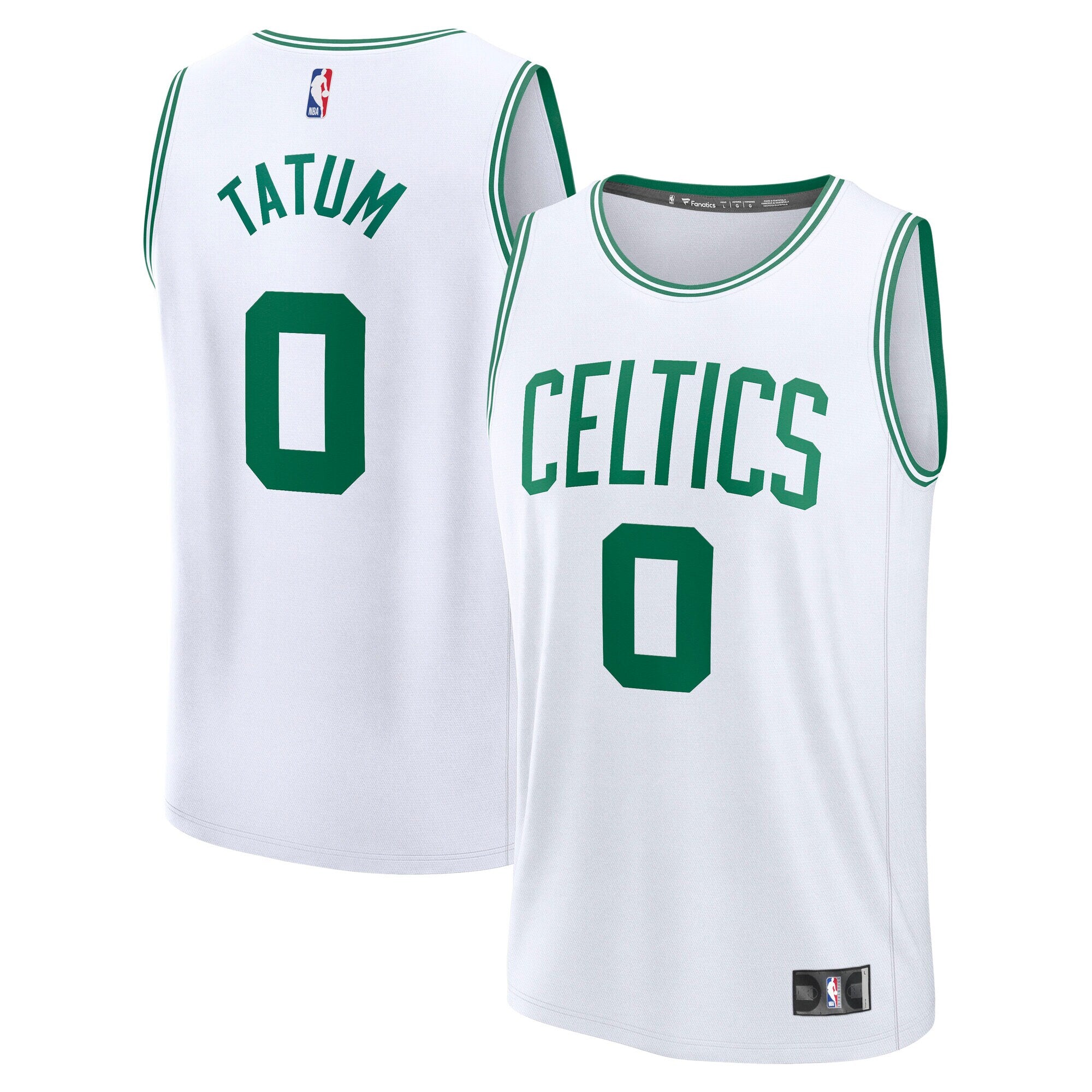 Jayson Tatum Boston Celtics Fast Break Replica Player Jersey - Association Edition - White Basketball TJS0701