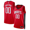 Houston Rockets Unisex Swingman Custom Jersey Red - Icon Edition Basketball TJS0792
