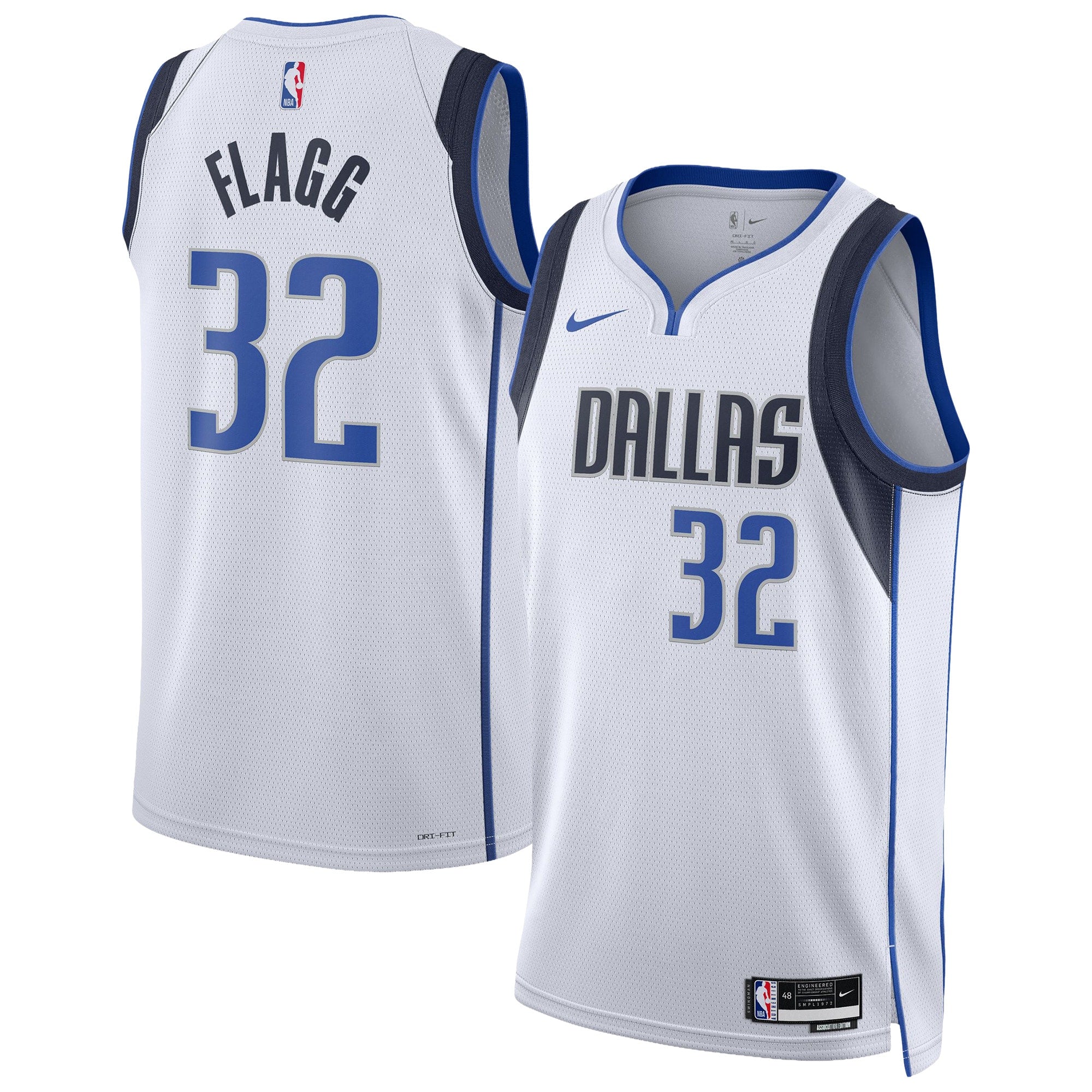 Cooper Flagg Dallas Mavericks Unisex Swingman Player Jersey - Association Edition - White Basketball TJS0747