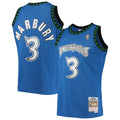 Stephon Marbury Minnesota Timberwolves M & N 1996/97 Hardwood Classics Swingman Jersey - Blue Basketball TJS0836