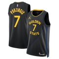 Kristaps Porzi??is Golden State Warriors Jordan Brand Unisex Swingman Jersey - Statement Edition - Black Basketball TJS0785