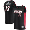 Bam Adebayo Miami Heat Fast Break Replica Player Jersey - Icon Edition - Black Basketball TJS0837