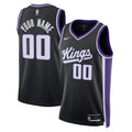Sacramento Kings Unisex Swingman Custom Jersey - Icon Edition - Black Basketball TJS0699