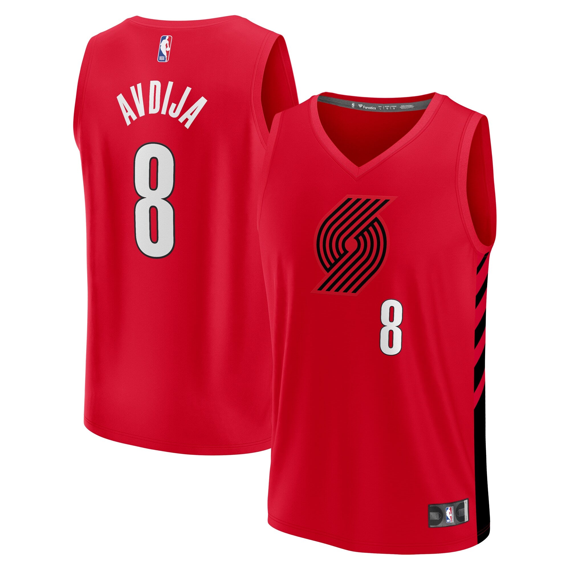 Deni Avdija Portland Trail Blazers Fast Break Player Jersey - Statement Edition - Red Basketball TJS0848