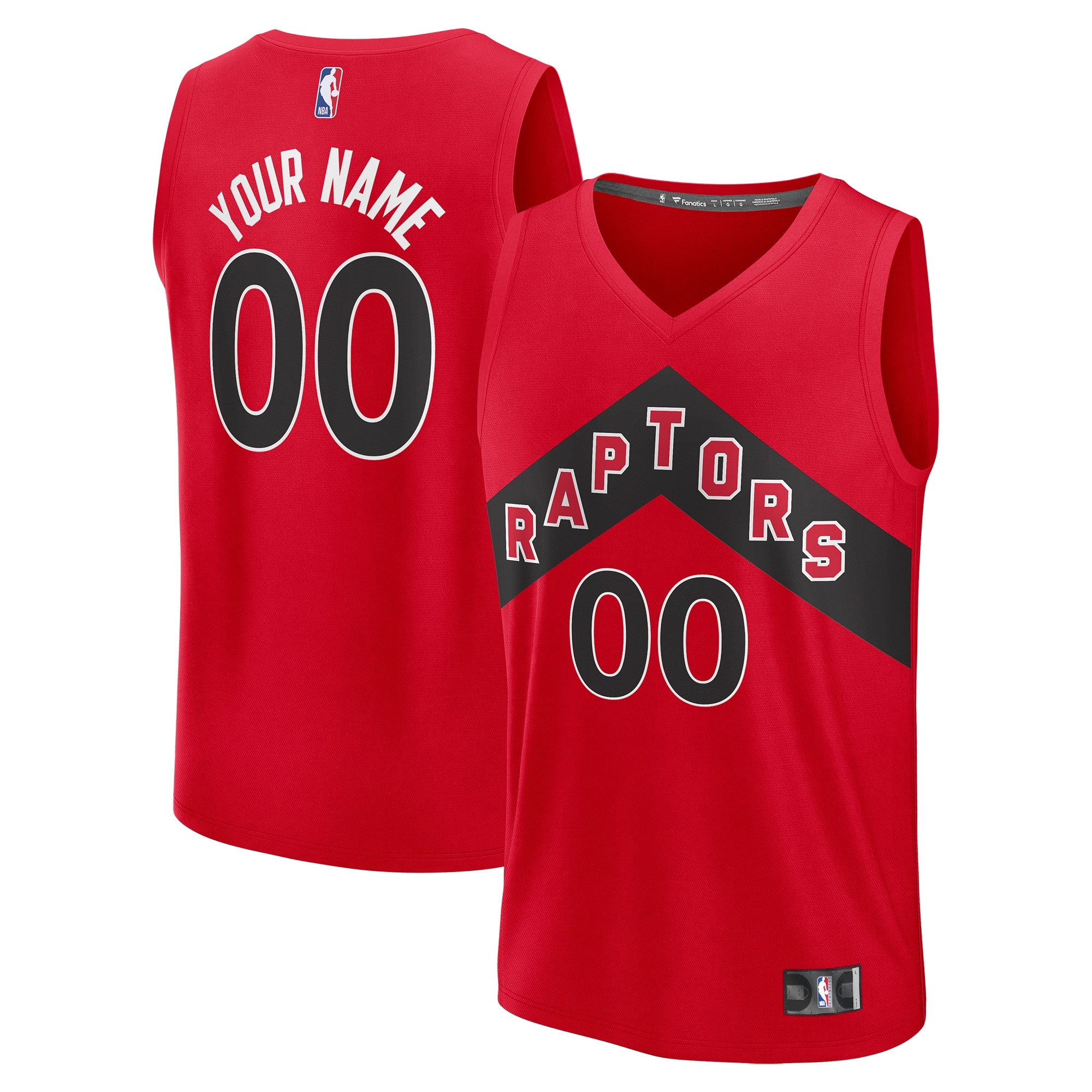 Toronto Raptors Fast Break Custom Jersey - Icon Edition - Red Basketball TJS0752