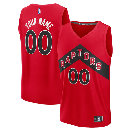 Toronto Raptors Fast Break Custom Jersey - Icon Edition - Red Basketball TJS0752