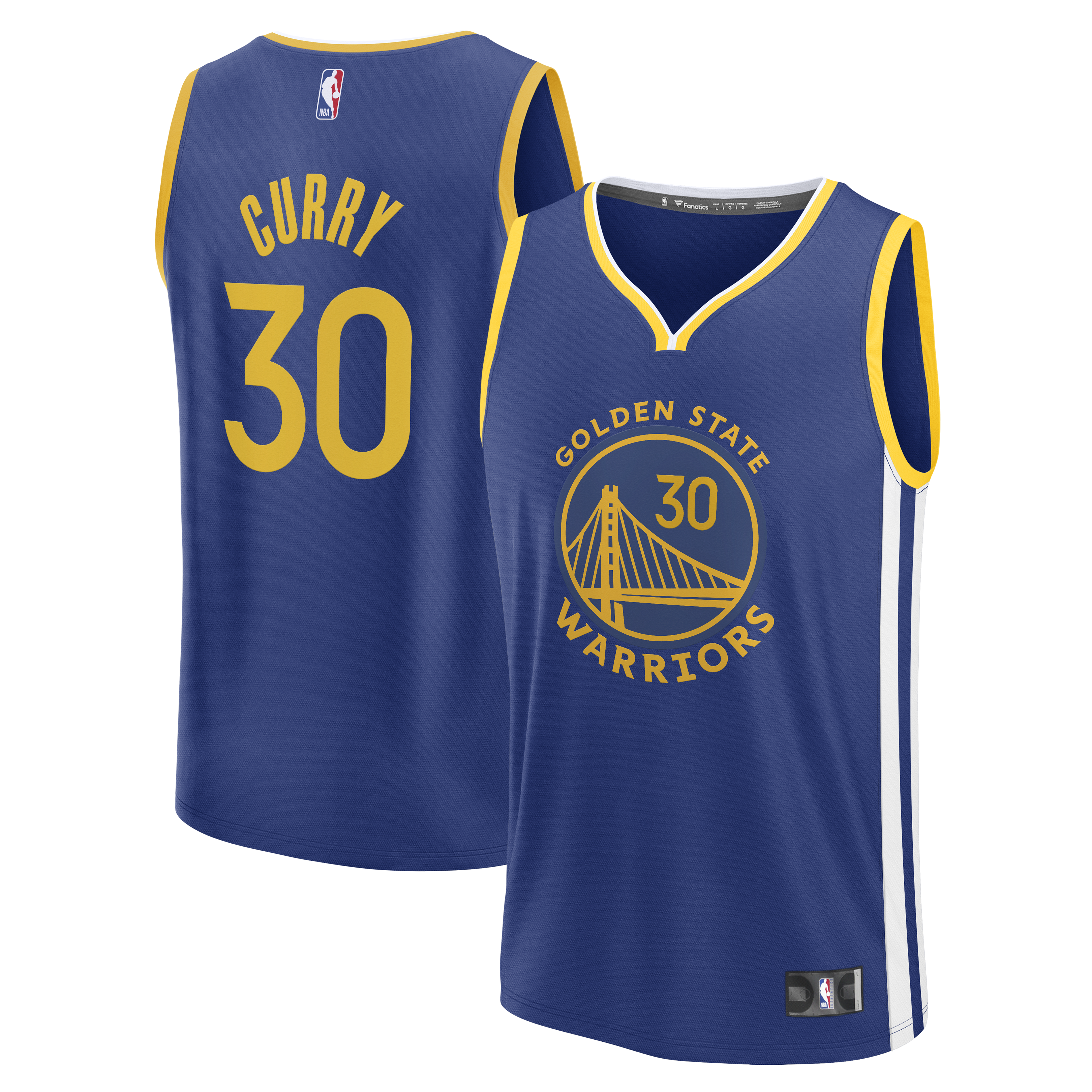 Stephen Curry Golden State Warriors Fast Break Replica Jersey - Icon Edition - Royal Basketball TJS0835