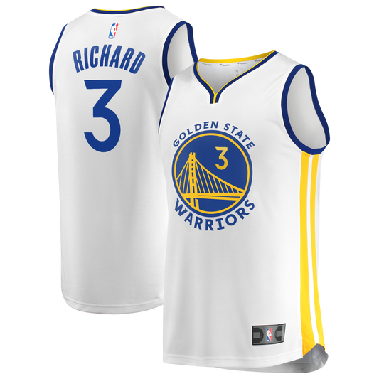 Will Richard Golden State Warriors Fast Break Replica Jersey - White - Association Edition Basketball TJS0682